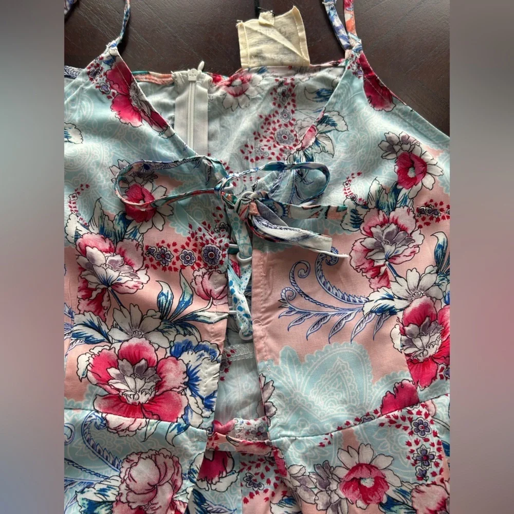 Jaase Multicolor Floral Maxi Dress - Picture 10 of 12
